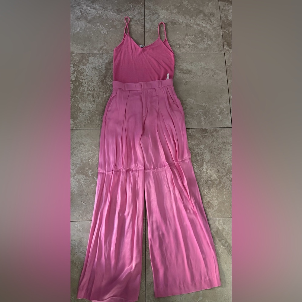 Elegant Pink top and pants